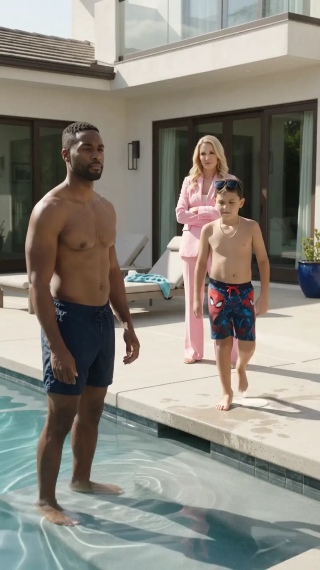 THEY SENT HER SON TO THROW ME OUT OF MY OWN POOL