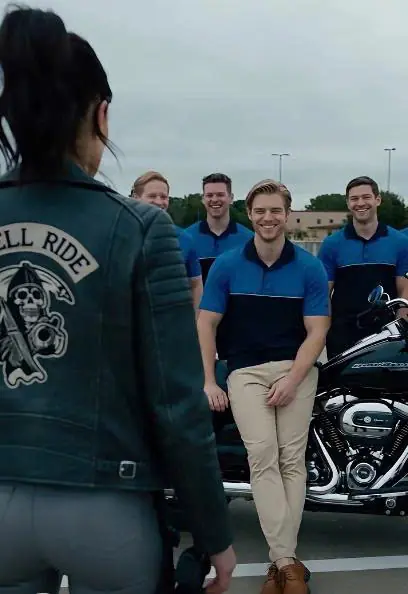 They Trashed the Woman's Harley in the Lot — Then She Quietly Made One Phone Call