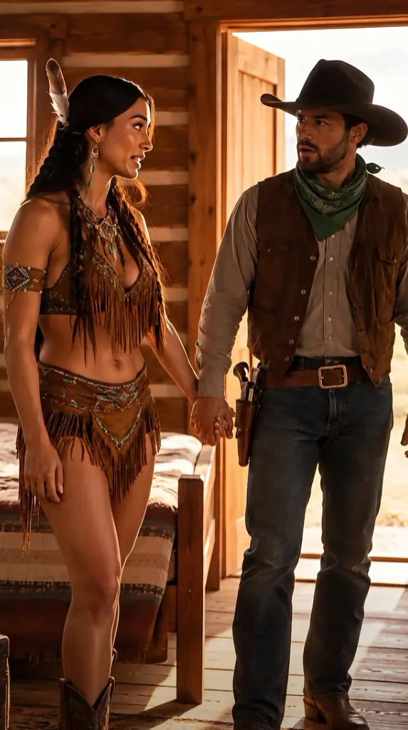 THE APACHE WOMAN WHISPERED, “THIS IS MY LAST NIGHT WITH YOU… I’M LEAVING”—WHAT THE COWBOY DID BEFORE DAWN STUNNED EVERYONE