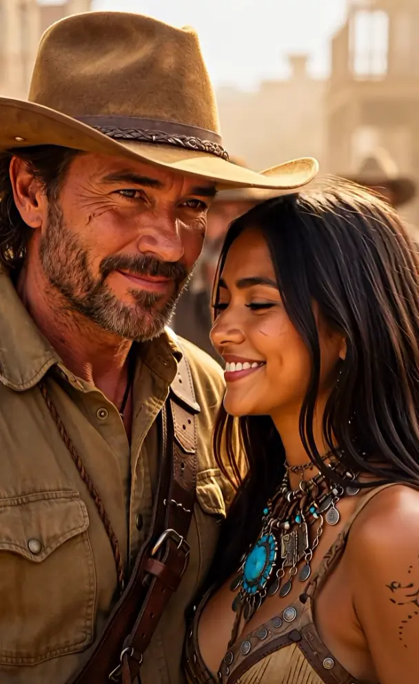 THE POOR COWBOY WHO SAVED THE APACHE GIRL