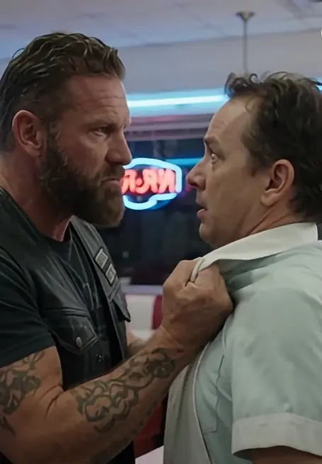 Biker Leader Saw the Waitress’s Bruises Behind the Diner Counter — Then His Brotherhood Made Her Abuser Answer in Front of the Entire Town