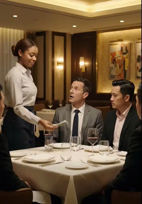 THE MILLIONAIRE BET $100,000 — THEN THE BLACK WAITRESS SPOKE MANDARIN AND THE WHOLE ROOM STOOD UP