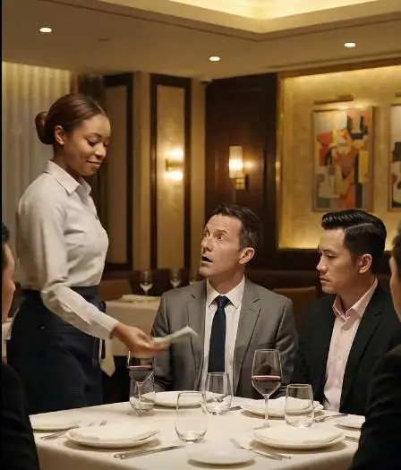 THE MILLIONAIRE BET $100,000 — THEN THE BLACK WAITRESS SPOKE MANDARIN AND THE WHOLE ROOM STOOD UP