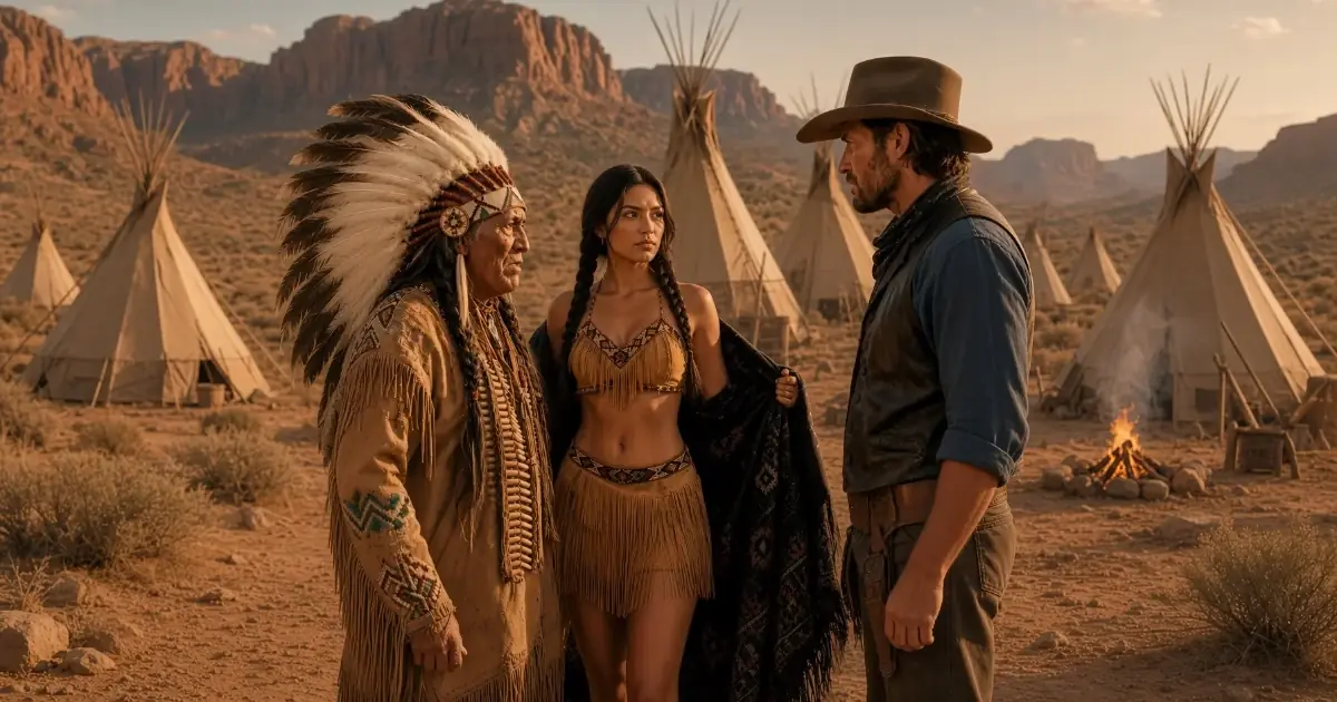 Apache Chief Growled “Marry My Rejected Daughter or Leave” — The Cowboy Went Silent in Shock