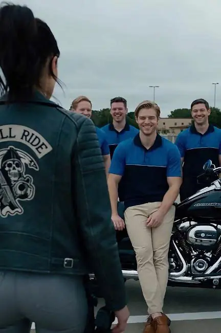 They Trashed the Woman's Harley in the Lot — Then She Quietly Made One Phone Call