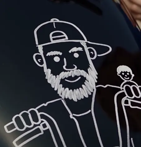 The Boy Who Drew on the Biker’s Harley Had No Idea His Father Had Been There Before. What the Paint Revealed Years Later Changed the Meaning of the Ride Forever003