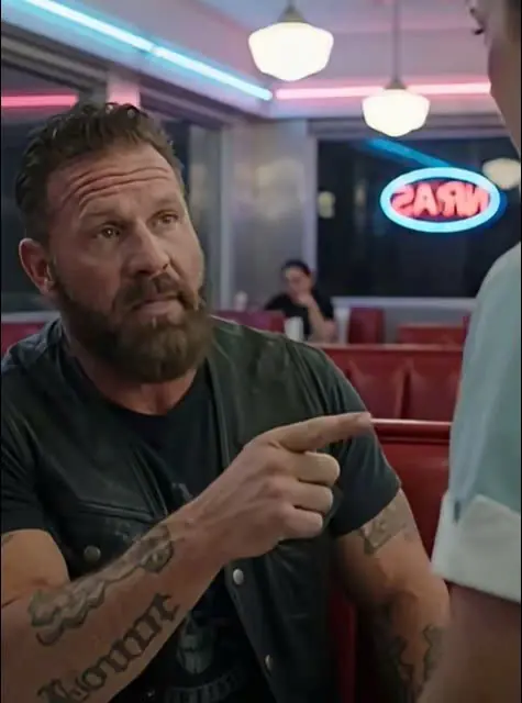 Biker Leader Saw the Waitress’s Bruises Behind the Diner Counter — Then His Brotherhood Made Her Abuser Answer in Front of the Entire Town